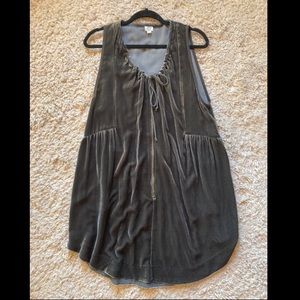 SOLD Wilfred Velvet & Silk Dress